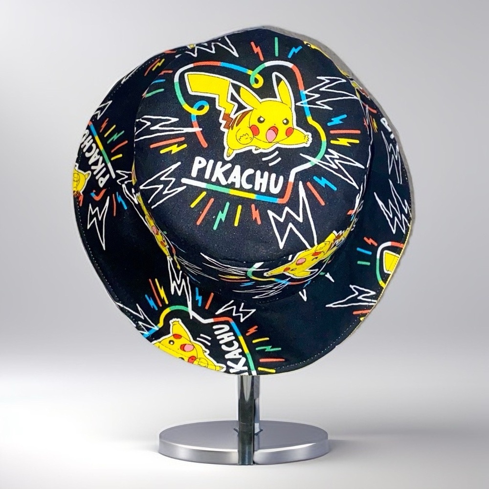 Toddler/Infant Electrifying Pikachu Graphic Bucket Hat - Picture 2 of 6